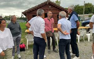 Visite De Gilles Moretton président de la FFT