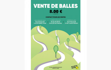 VENTE DE BALLES